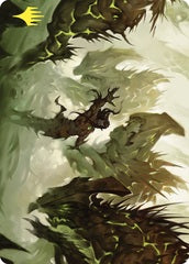 Ezuri's Predation (23/81) Art Card (ACMM) - Gold-Stamped Signature