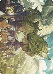 Beanstalk Wurm (23/81) Art Card (AWOE) - Gold-Stamped Signature