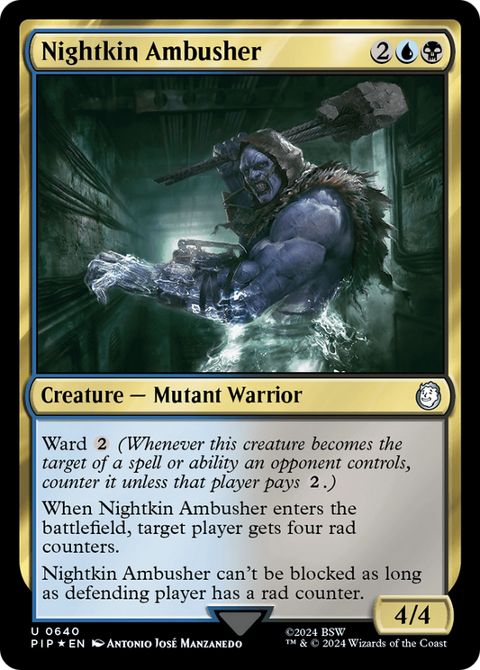Nightkin Ambusher (0640) - Surge Foil