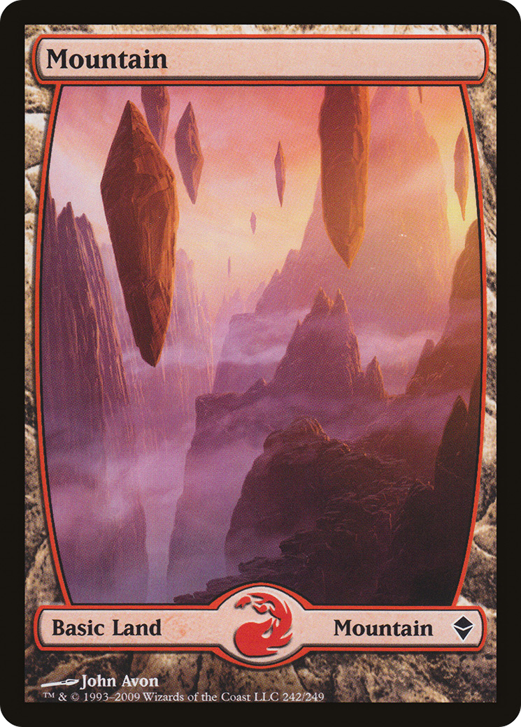 Mountain (242) (Full Art) - Foil