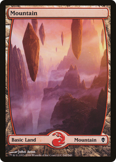 Mountain (242) (Full Art) - Foil