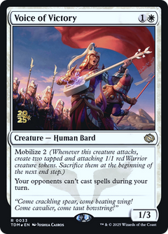 Voice of Victory (0033) (Prerelease) (PTDM) - Foil