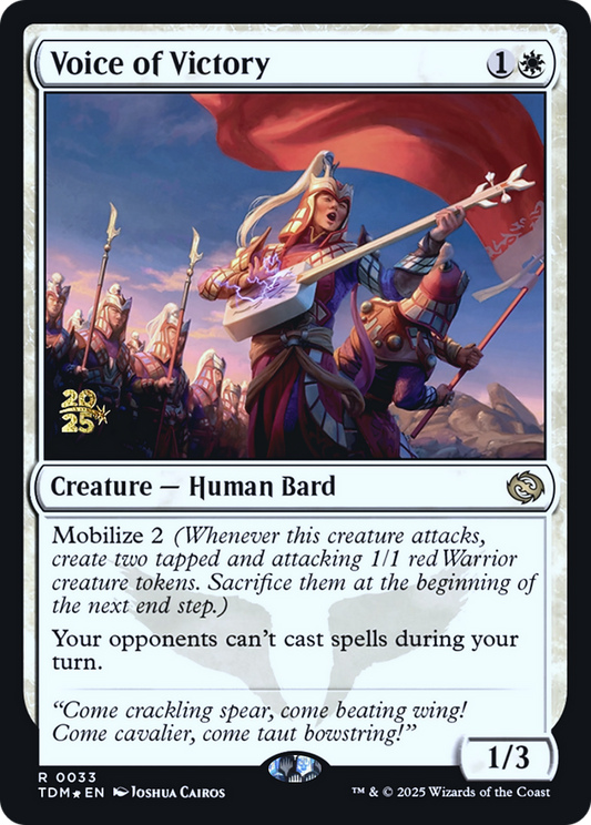 Voice of Victory (0033) (Prerelease) (PTDM) - Foil