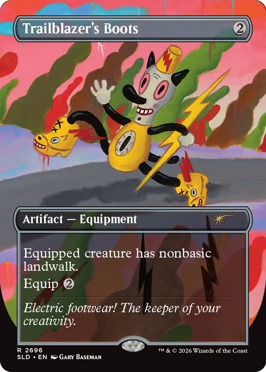 Trailblazer's Boots (2696) (Borderless) (SLD) - Foil