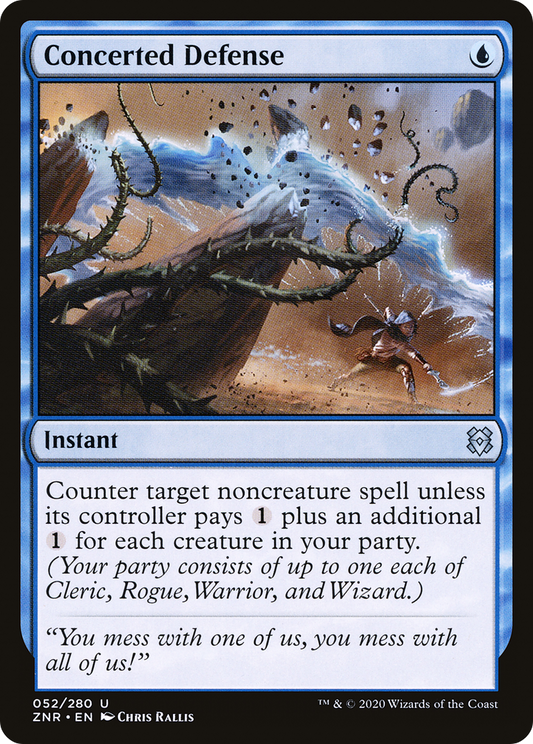Concerted Defense - Foil