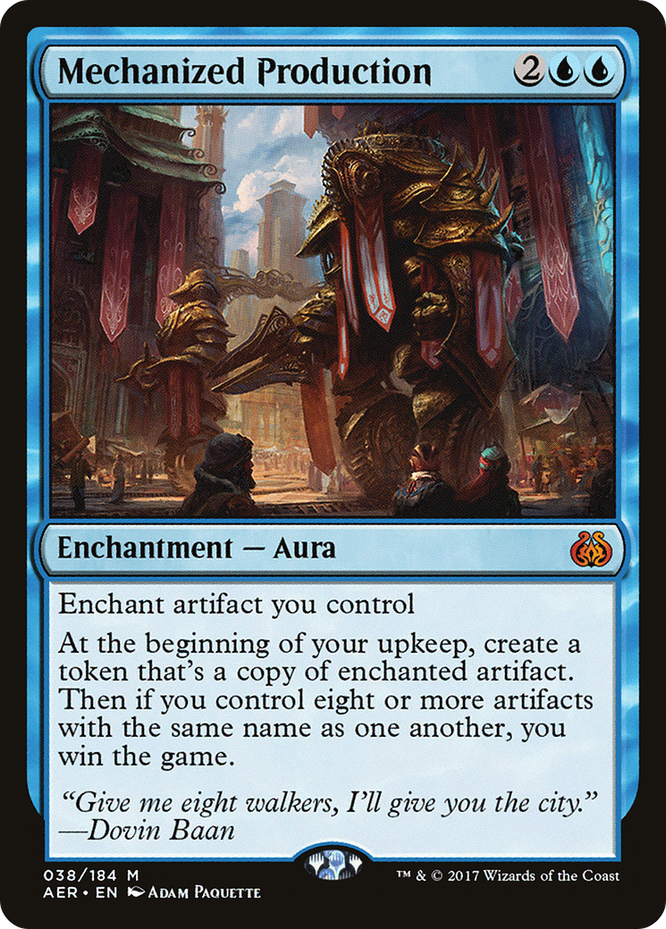 Mechanized Production - Foil