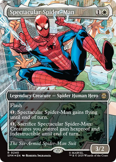 Spectacular Spider-Man (0240) (Borderless) - Textured Foil