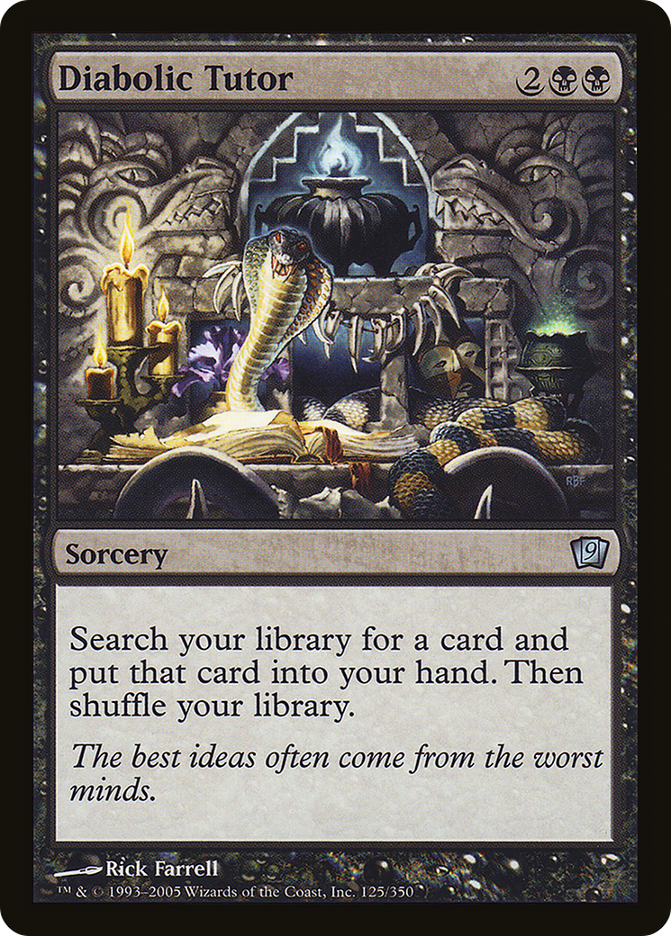 Diabolic Tutor - Foil