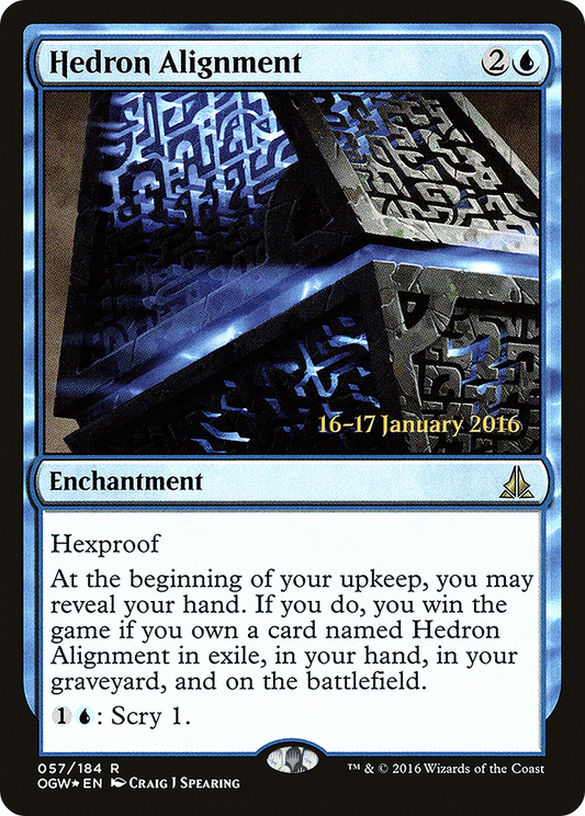 Hedron Alignment (057) (Prerelease) - Foil