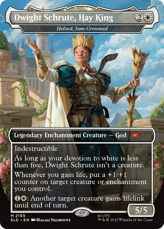 Dwight Schrute, Hay King [Heliod, Sun-Crowned] (2165) (Borderless) - Foil sld