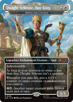 Dwight Schrute, Hay King [Heliod, Sun-Crowned] (2165) (Borderless) sld