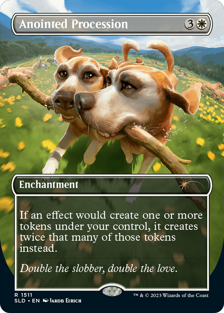 Anointed Procession (1511) (Borderless) (Reversible) (SLD) - Foil
