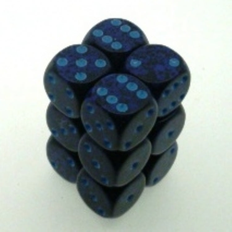 Dice Set - Speckled Cobalt 16mm d6 12ct