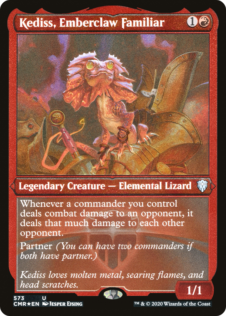 Kediss, Emberclaw Familiar - Foil Etched