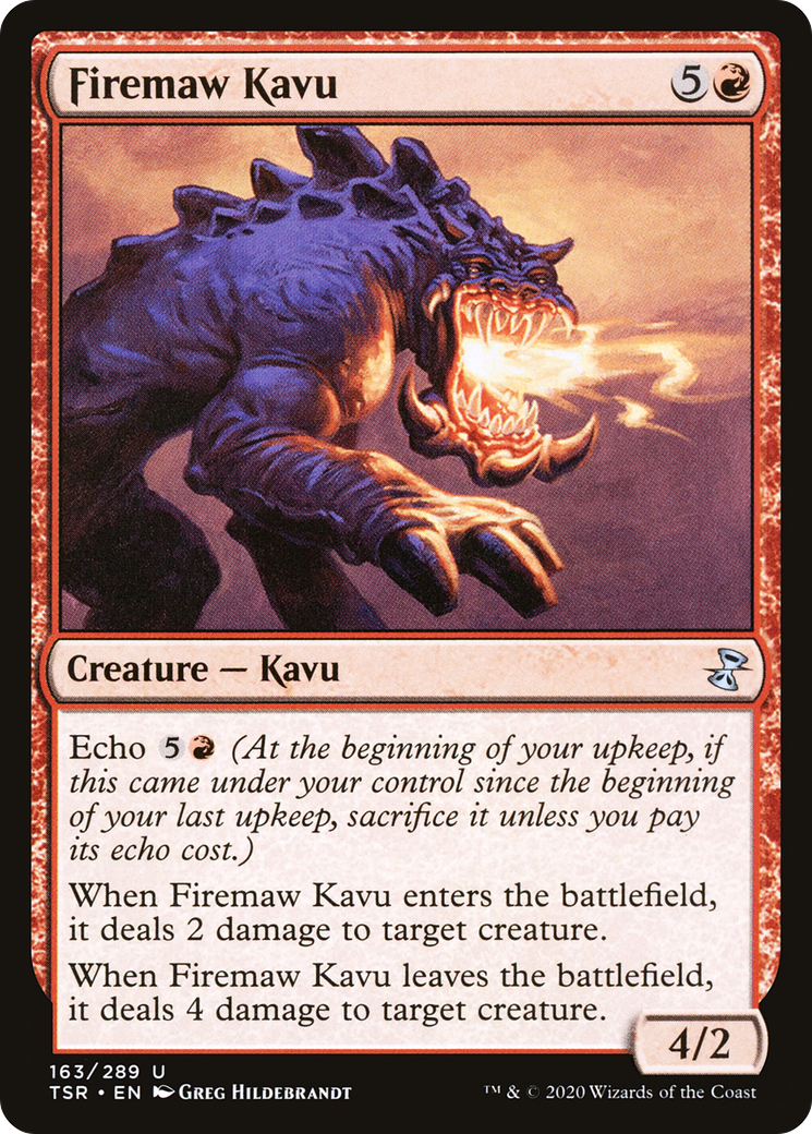 Firemaw Kavu - Foil
