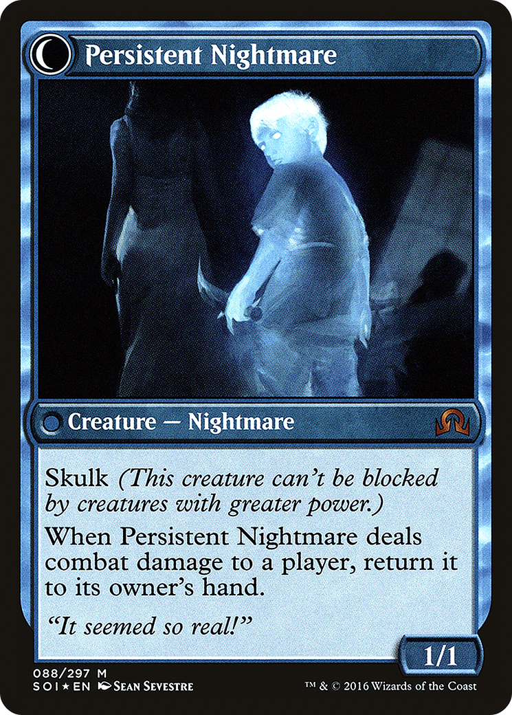 Startled Awake // Persistent Nightmare (080) (Prerelease) (PSOI) - Foil