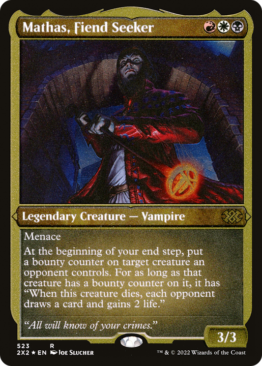 Mathas, Fiend Seeker - Foil Etched