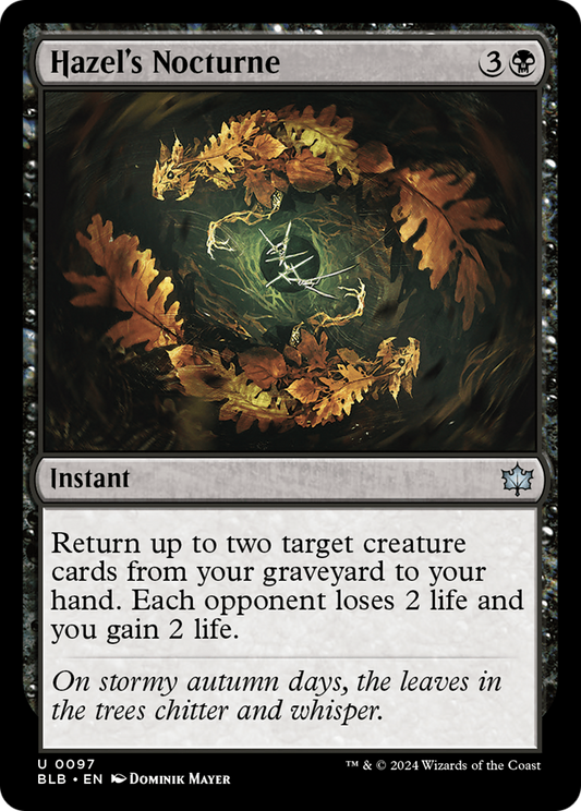 Hazel's Nocturne - Foil