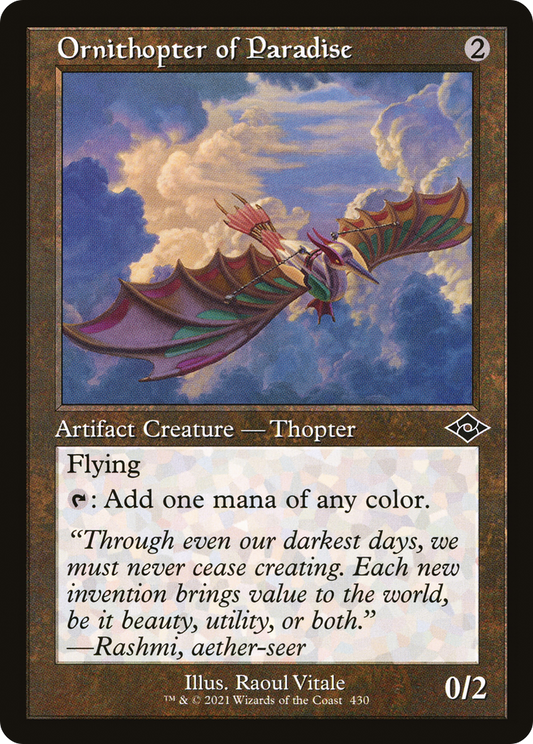 Ornithopter of Paradise (430) (Retro Frame) - Foil Etched