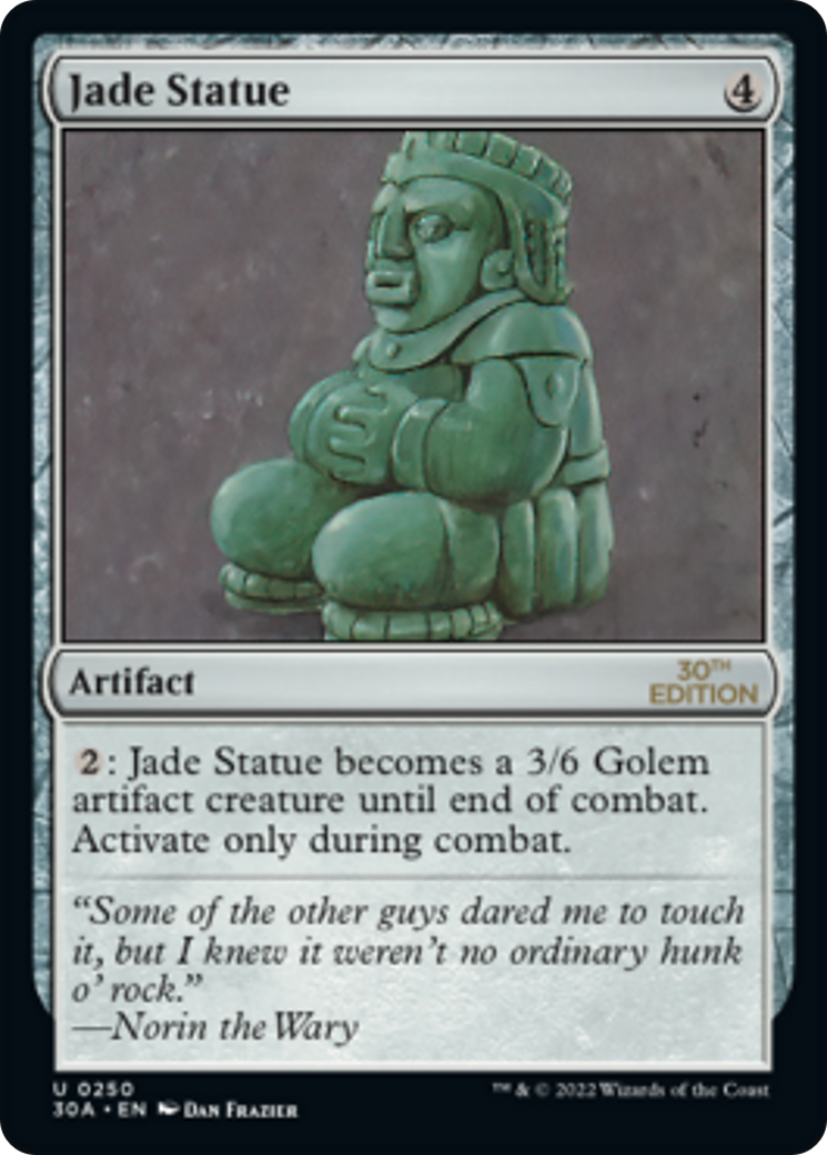 Jade Statue (Modern Frame)