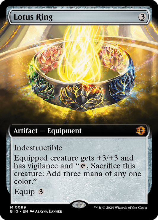 Lotus Ring (0089) (Extended Art) - Foil