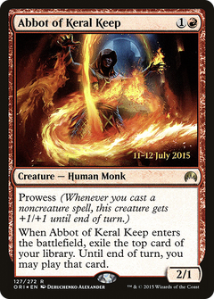 Abbot of Keral Keep (127) (Prerelease) - Foil