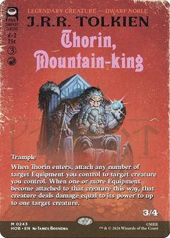 Thorin, Mountain-king (0243) (Borderless) (Book Cover) (HOB) - Foil
