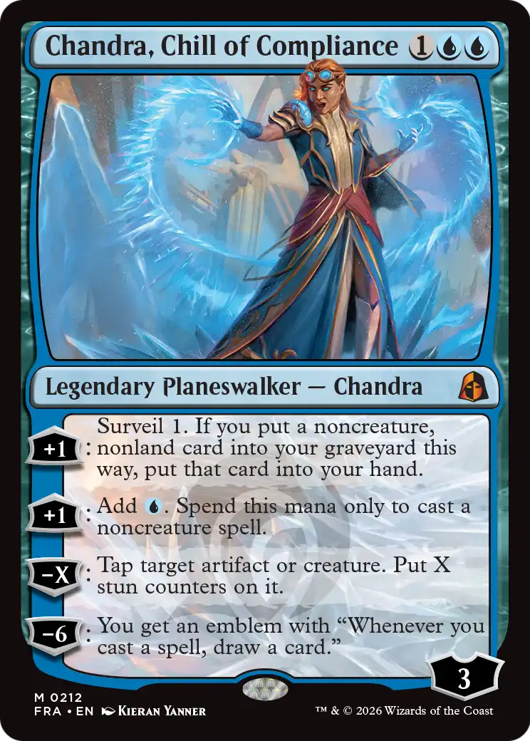 Chandra, Chill of Compliance (FRA) - Foil