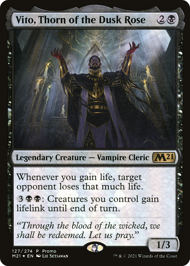 Vito, Thorn of the Dusk Rose (127) - Foil