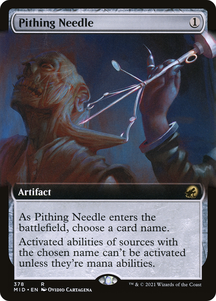 Pithing Needle (378) (Extended Art) - Foil