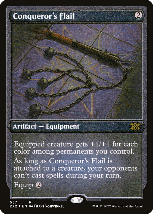 Conqueror's Flail - Foil Etched