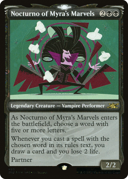 Nocturno of Myra's Marvels (499) (Showcase) - Galaxy Foil