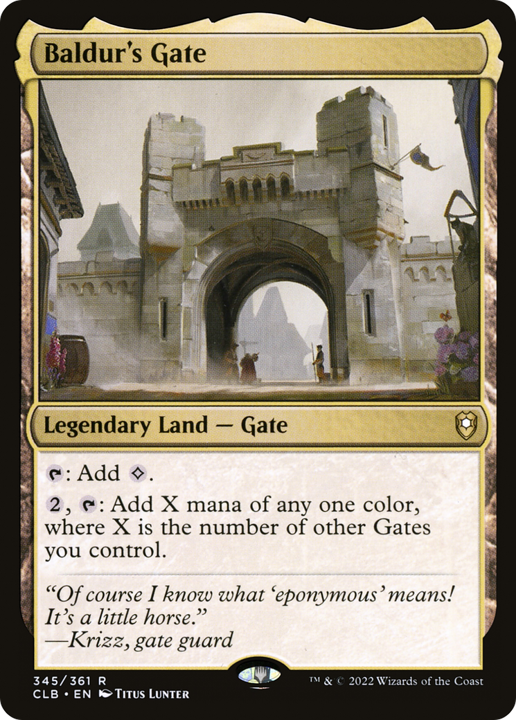 Baldur's Gate - Foil
