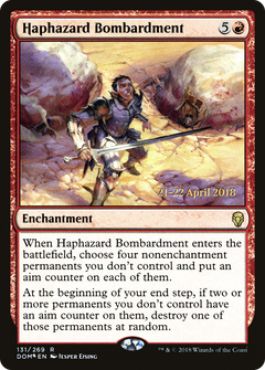 Haphazard Bombardment (131) (Prerelease) - Foil