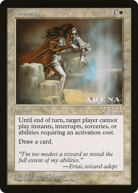 Abeyance (Oversized) (Arena League Promo)