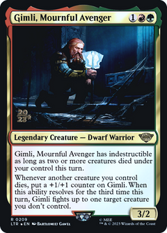 Gimli, Mournful Avenger (0209) (Prerelease) - Foil
