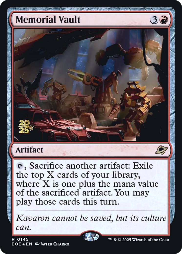 Memorial Vault (0145) (Prerelease) - Foil
