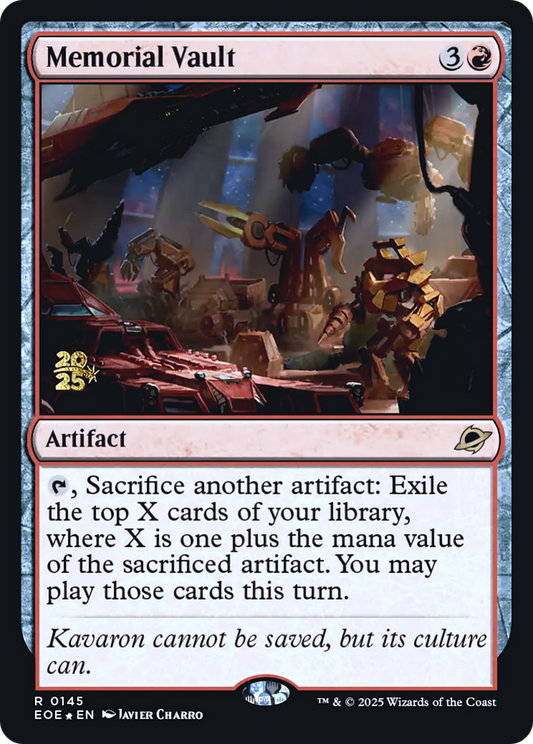 Memorial Vault (0145) (Prerelease) - Foil
