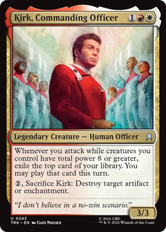 Kirk, Commanding Officer (TRK)