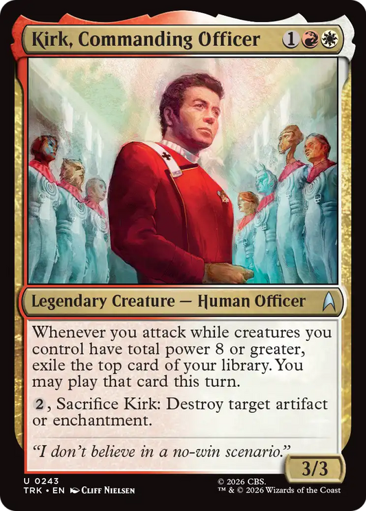 Kirk, Commanding Officer (TRK) - Foil