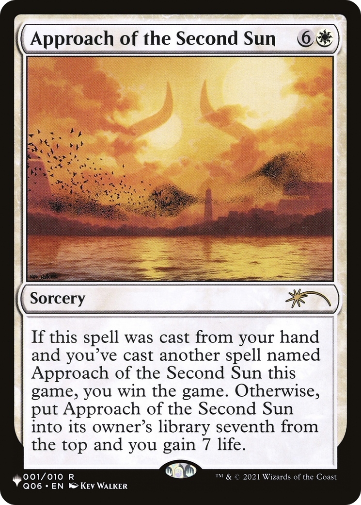 Approach of the Second Sun (Q06-0001) (PLST)
