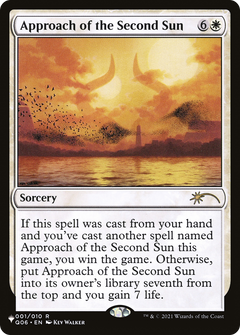 Approach of the Second Sun (Q06-0001) (PLST)