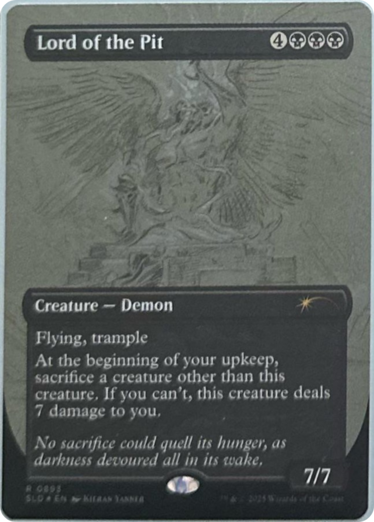 Lord of the Pit (0893) (Borderless) - Rainbow Foil sld