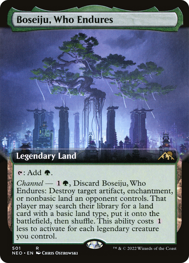 Boseiju, Who Endures (501) (Extended Art) - Foil