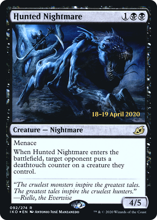 Hunted Nightmare (092) (Prerelease) - Foil
