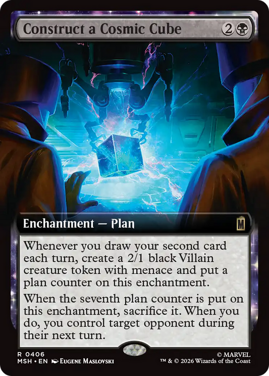 Construct a Cosmic Cube (0406) (Extended Art) (MSH) - Foil