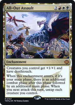 All-Out Assault (0167) (Prerelease) (PTDM) - Foil