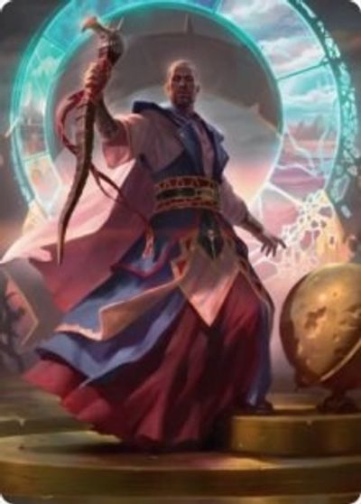 Teferi, Who Slows the Sunset (10/81) Art Card