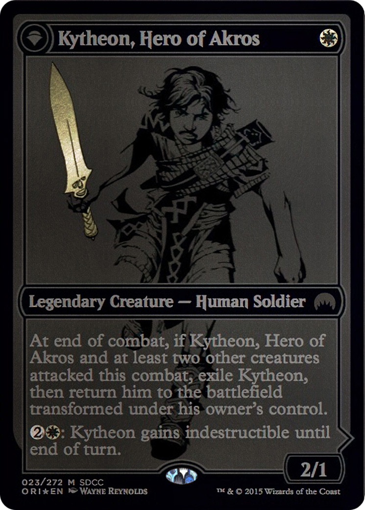 Kytheon, Hero of Akros // Gideon, Battle-Forged (023) (SDCC 2015) (PS15) - Foil