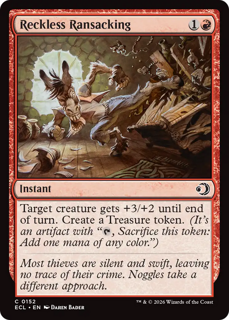 Reckless Ransacking (0152) (ECL) - Foil